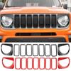 Insert Trim Front Grille Cover Ring for Jeep Renegade    2022 Racing Grills Headlight Cover Guard Exterior Accessory