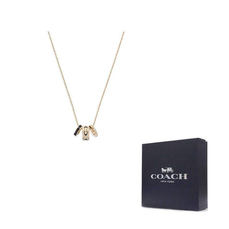COACH Copper Necklaces Women's Gold CI905-GD