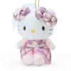 Sanrio Платье Hello Kitty Tartan Design Series держатель талисмана Hello Kitty 13,3×11,4×7 см Персонаж 092193 SANRIO