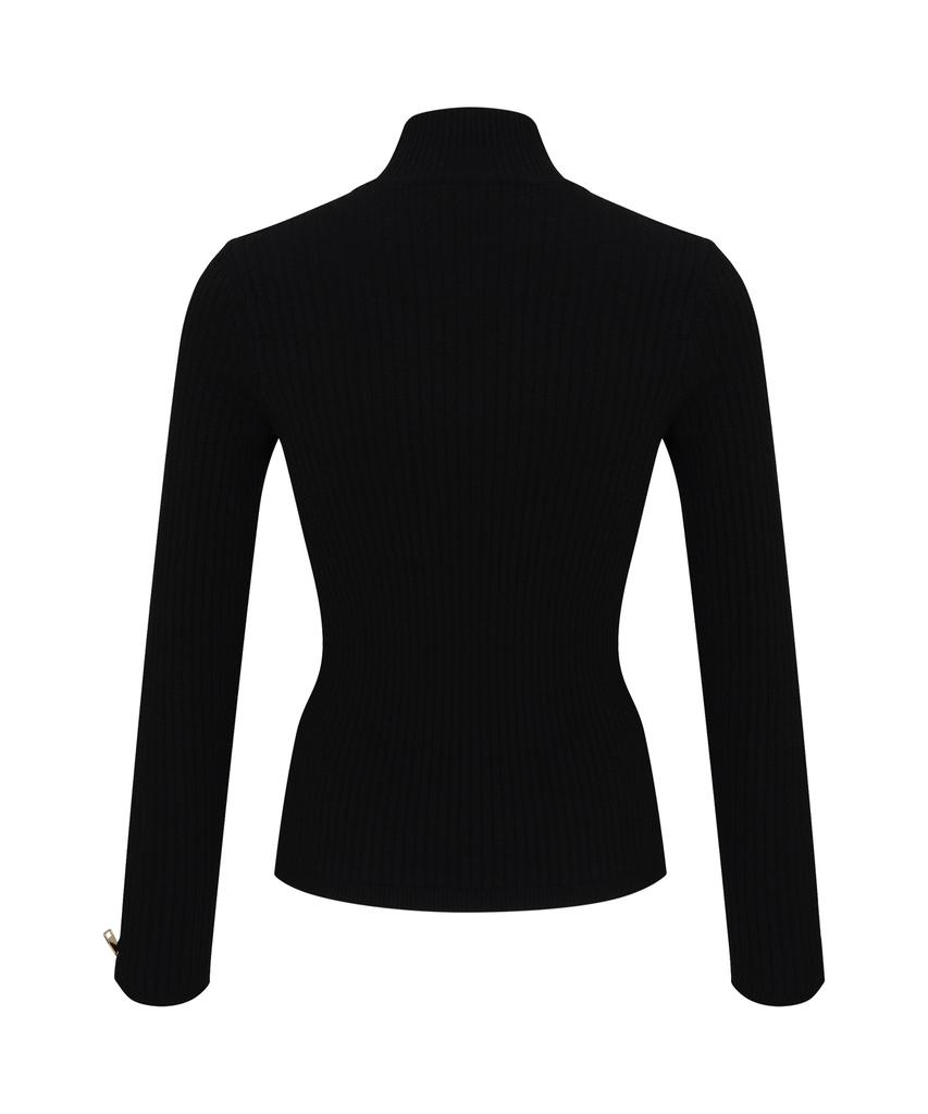 Pasadigolpeu Turtleneck With Sleeve Zipper Details