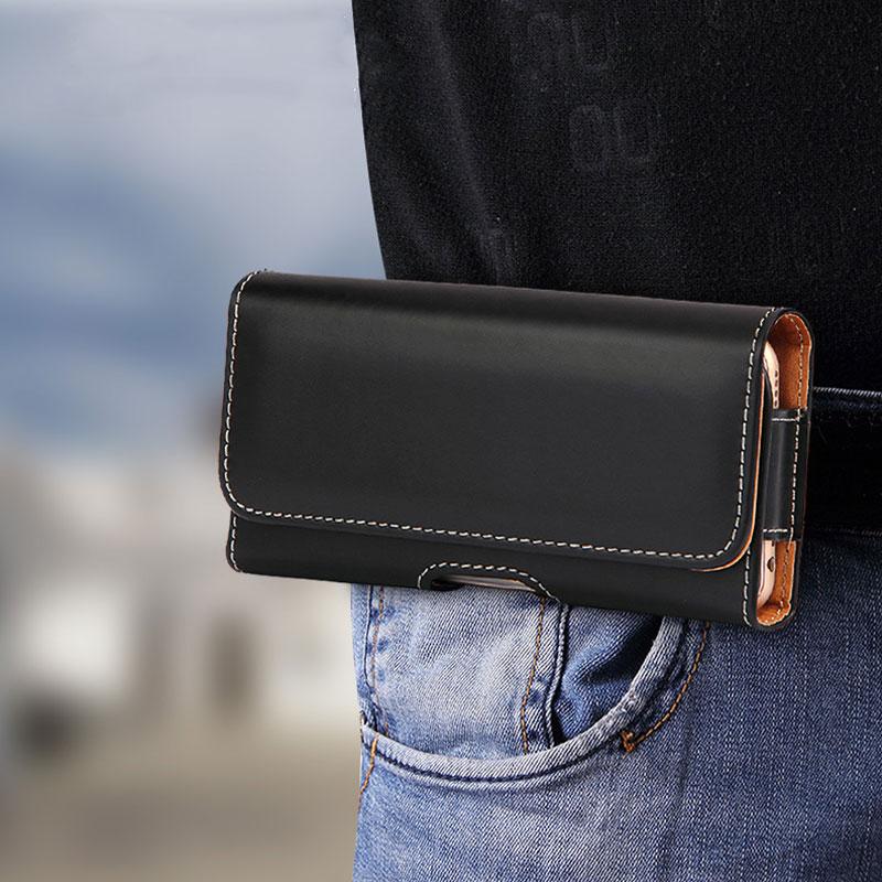 Belt Clip Leather Phone Bag Phone Pouch for Xiaomi MI 10T Pro 5G POCO X3 NFC Mi 9 Cc9e Redmi Note 9s 8 Pro 8T 7A 8A 9A 9C Waist Bag Belt Leather Case