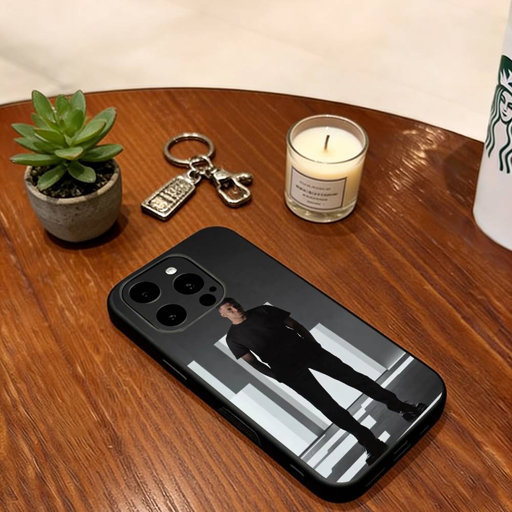 Чехол для телефона Килиана Мбаппе для iPhone 17, 16, 15, 14, 13, 12, 11 Plus, Pro Max, Другие Мягкий силиконовый Черный чехол