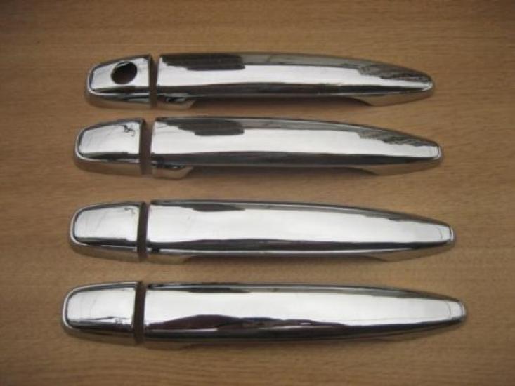 BRIGHTZ Chrome Outer Door Handle Covers for Toyota Alphard 1503 (10 Series/15 Series) [WISH-NOBU-FS-A4B0C1D3]