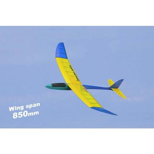 OK Mokei PILOT Mucho Mint (0.86m) Balsa Kit Glider with Rudder 12174