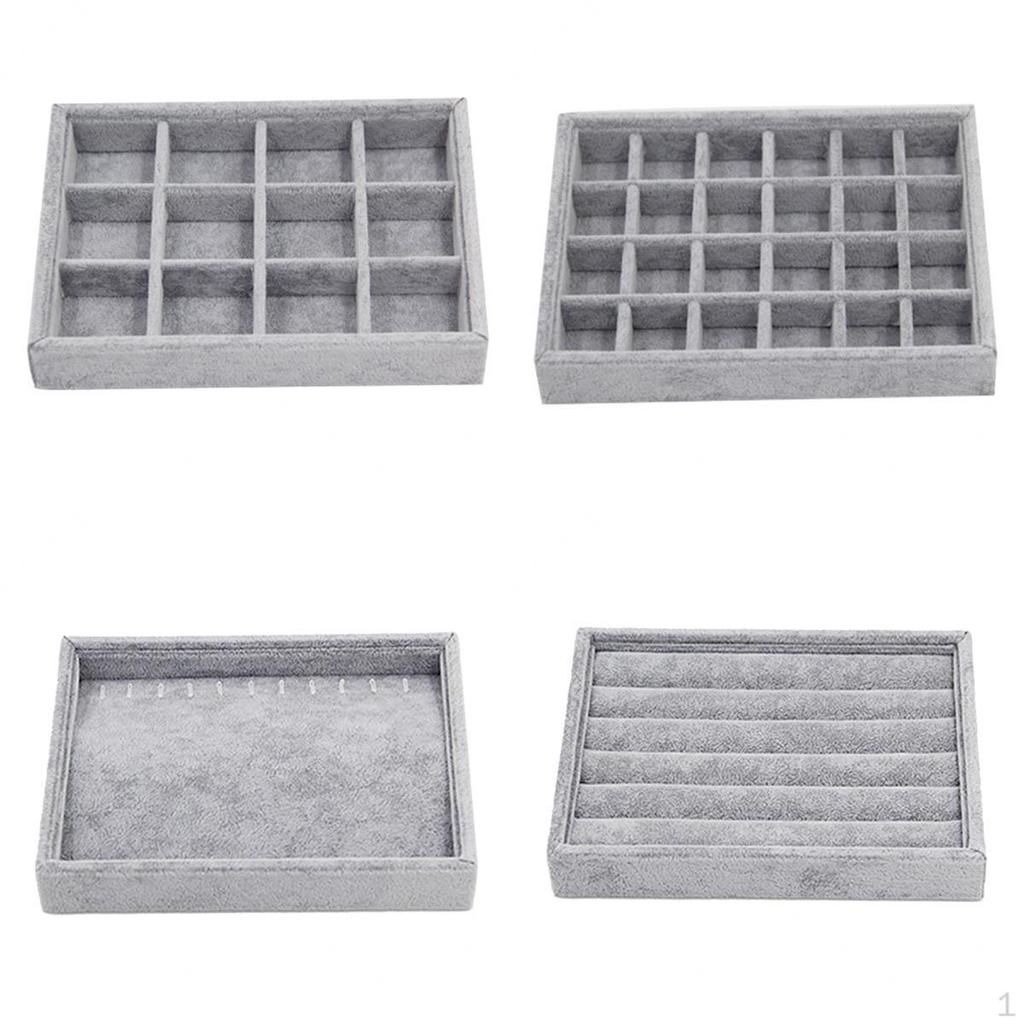 1 Set of Stackable Jewelry Display Tray for