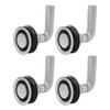 4Pcs Marine Fuel Gas Tank Vent Stainless Steel 316 90 Degree Boat Fuel Vent for 58inch Hose
