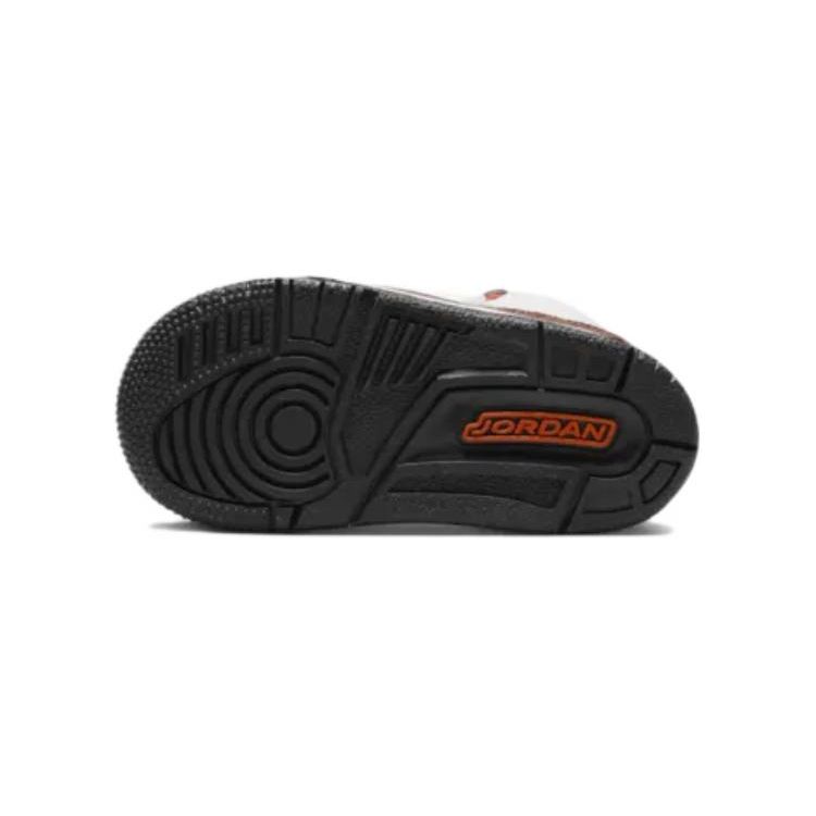 Кроссовки Air Jordan 3 Retro TD Mars Stone Baby White Black Team-Orange DV7026-108