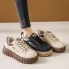 Little White Shoes  Spring/Summer New Women's Casual Versatile Thick Sole Elevated Woman Shoes Student Shoes
