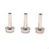 3 Pcs Electroplated Trumpet Type Valve Piston Stems Repair Parts for Music