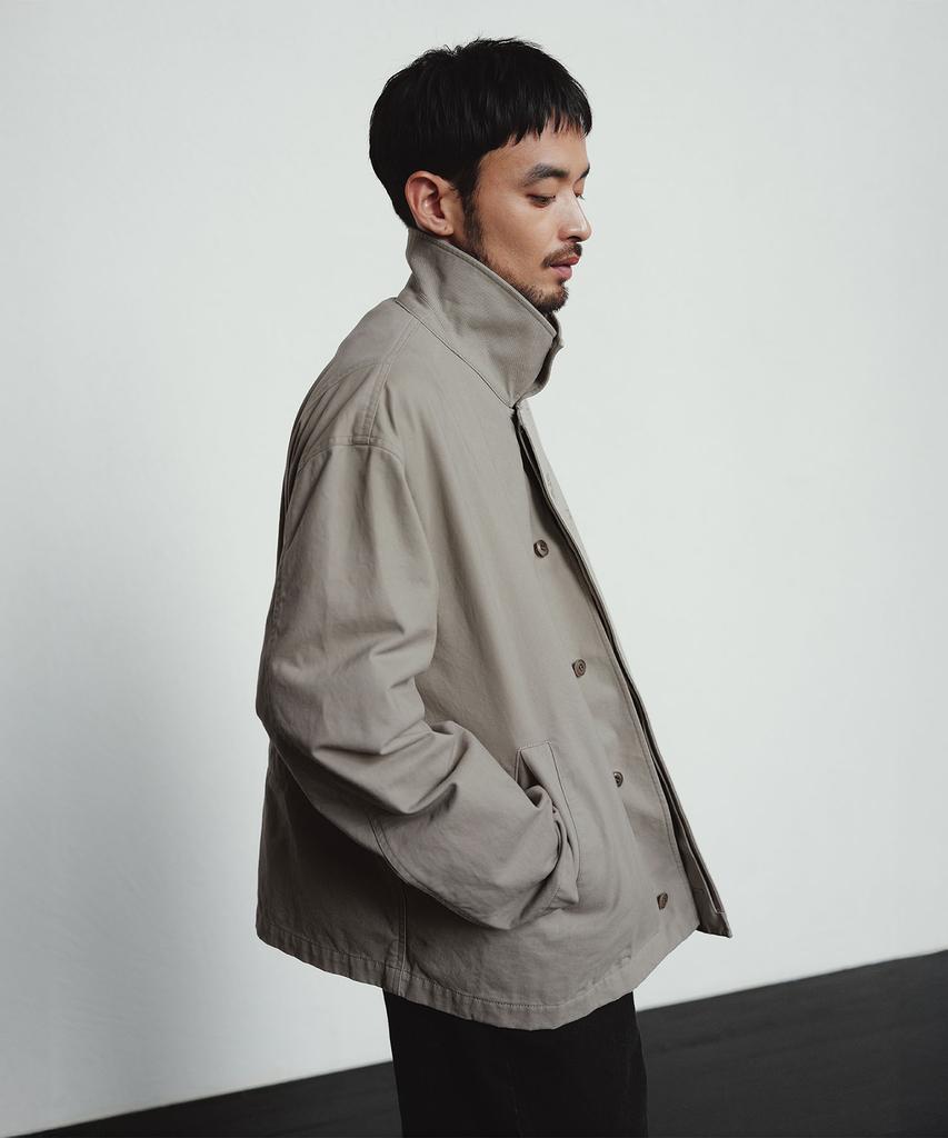 BLANKROOM Dover Fade Jacket_Oyster Beige