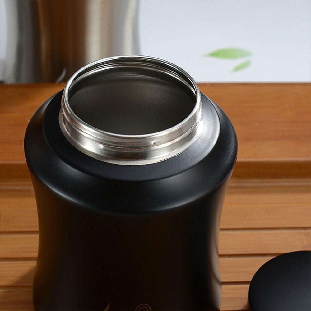 Large Capacity Tea Tin Threaded Port Sealed Tea Can Portable Tea Jar for Home&Travel