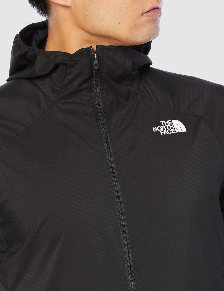 The North Face Худи с разрезами-«ласточкин хвост», размер S, мужское, водоотталкивающее, ветрозащитное, легкое, черное,