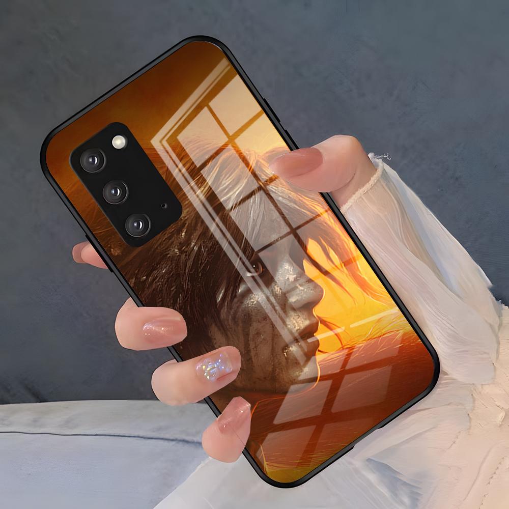 Чехол для телефона игры Tomb Raider для Samsung A25 A13 A33 5G A54 A36 A35 A56 A52 A14 Ударопрочный стеклянный чехол