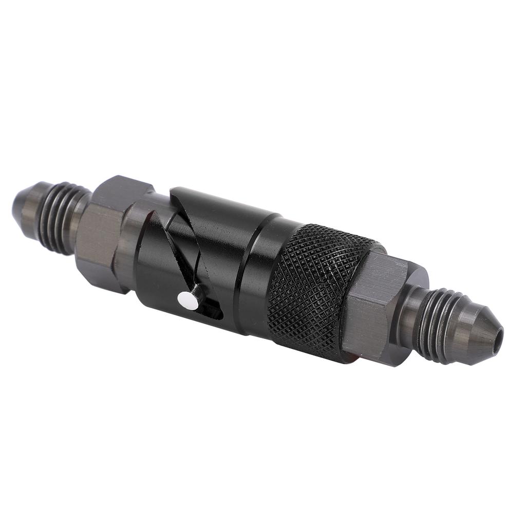 Адаптер для быстроразъемного соединения тормозной магистрали, фитинг из алюминиевого сплава для шланга масляной, топливной жидкости, черный