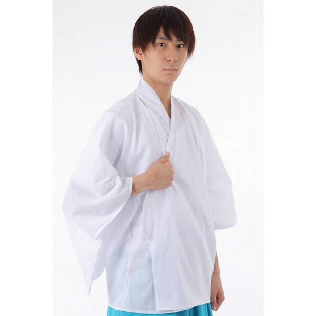 Цветной топ Magic Night и кимоно Hakama, совместимые, 65% полиэстер, 35% хлопок, костюм, белый, унисекс, 160 см-175 см