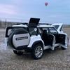 MyCar Premium 1:24 Die-cast Metal Land Rover Defender SUV Model - Realistic Collectible Car Figure, Black