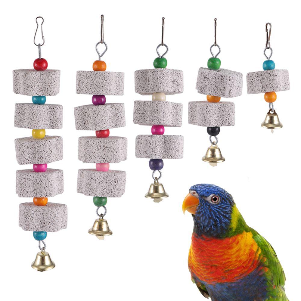Home Tearing Pet Supplies Chewing Mineral Bird Chew Toy Parrot Grinding Stone Hanging Block