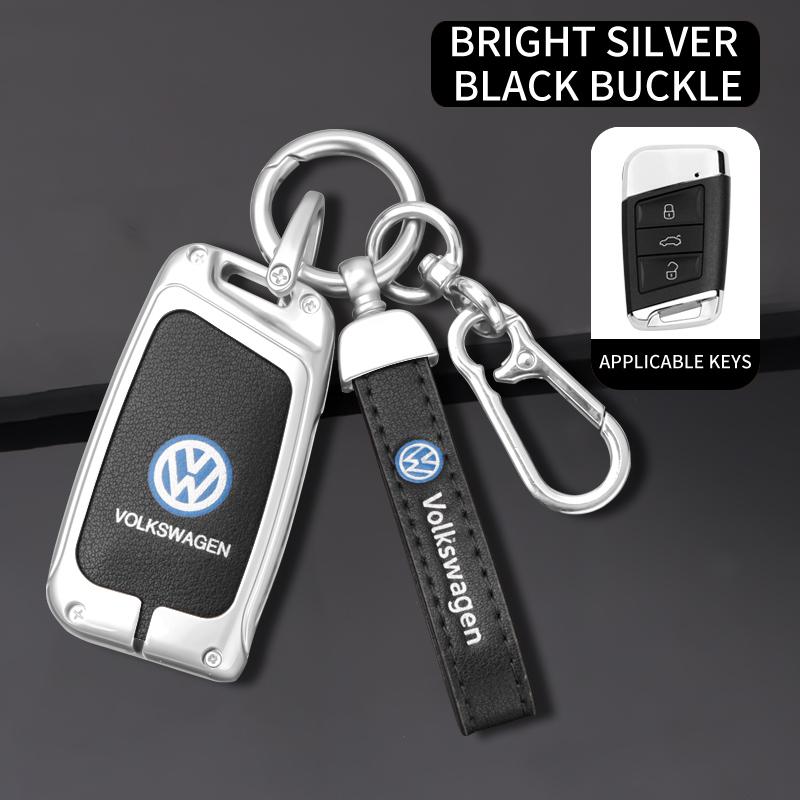 For VOLKSWAGEN VW Zinc Alloy Car Key Case Cover Key Protection Shell For VW Volkswagen Magotan Magotan GTE Passat B6 B7 B8 CC Ar