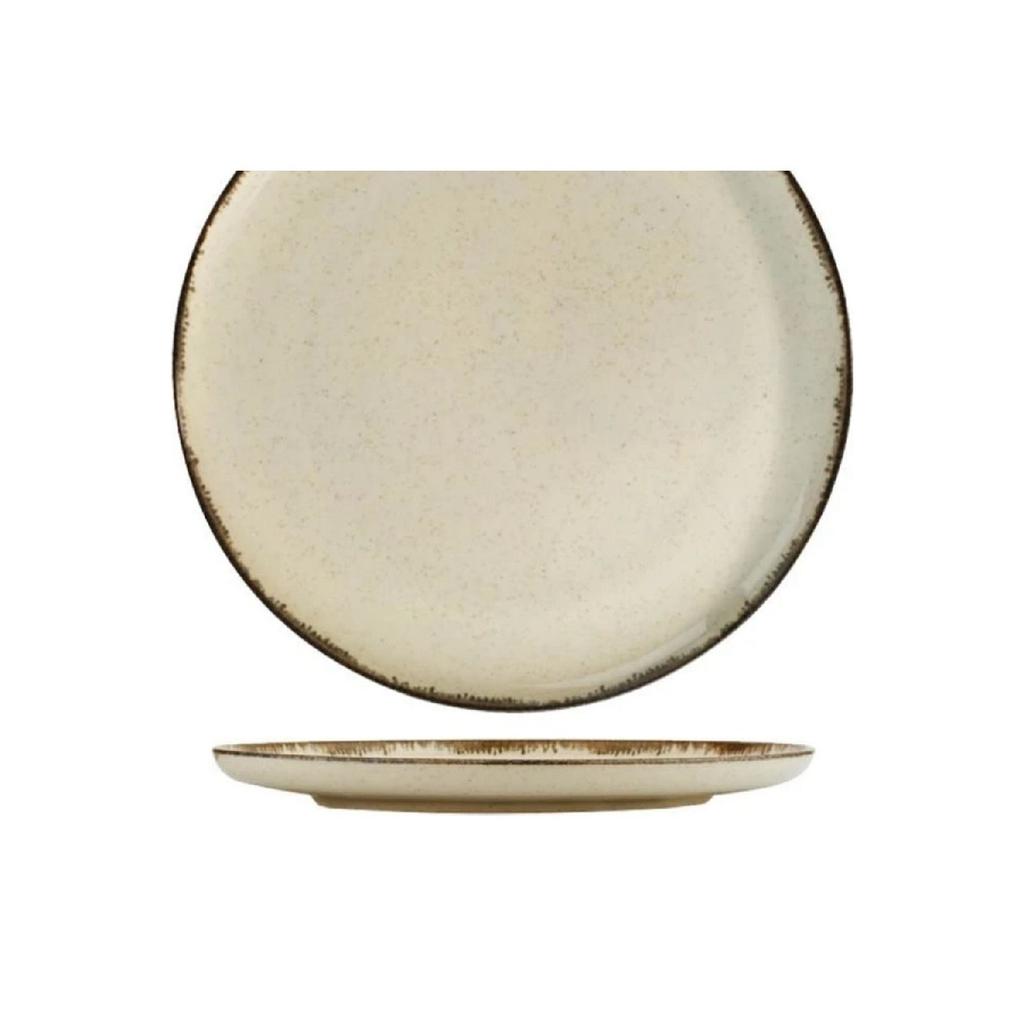 Современный фарфоровый обеденный сервиз Perla из 8 предметов на 2 персоны