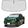 Windshield Sun Shade For Mazda 3 2014-2018 Double Layer 240T Front Window Shade  Fit Mazda 3 Sun Visor Foldable Shade Blocks UV Rays Summer Must Have