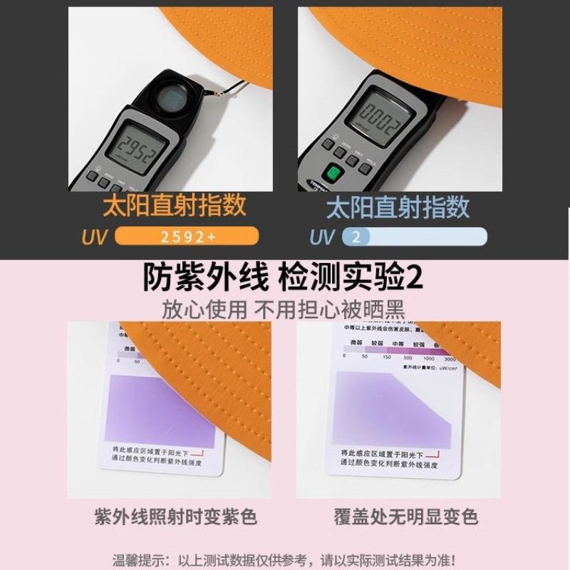 Sunscreen Bucket Hat Women's Summer Anti-purple Line Neck Protection Integrated Sun Hat Fishing Camping Mountaineering Hat Men's