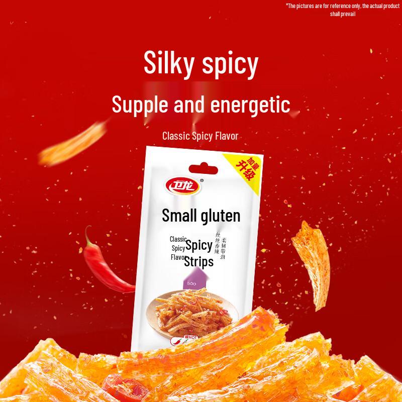 Классическая острая закуска Weilong из полосок глютена
