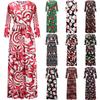 Fashion Women's Long Sleeve Christmas Dress Long Skirt Clothing With Premium Quality Material