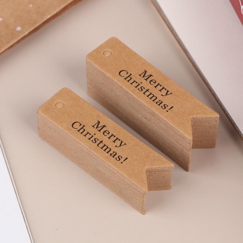 100 шт. Декоративные рождественские подвесные бирки; Идеально для персонализации праздничных подарков