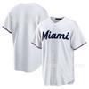 Mens MLB Miami Marlins Chisholm Jr. Baseball Jersey Cotton Blend Sport Shirt Fan Wear Fall