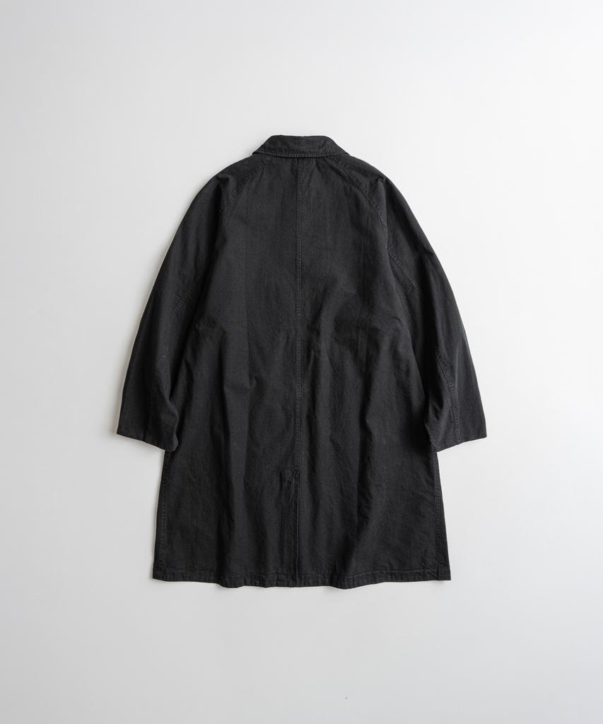 BEHEAVYER Dyed C/L Rover Coat Black