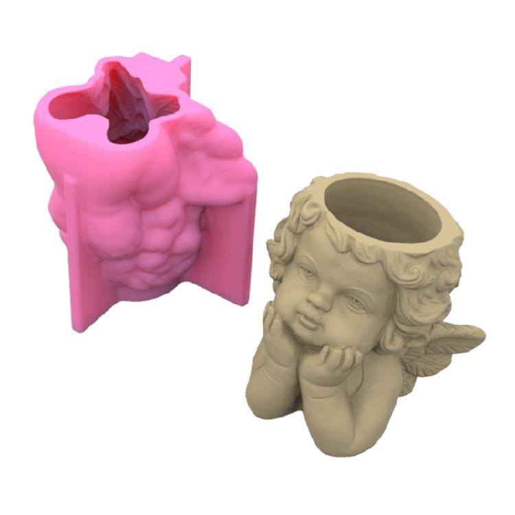 Эпоксидная Форма Блюдце Горшок для Суккулентов Силиконовая Форма Зеркальная Смола Форма для Хранения