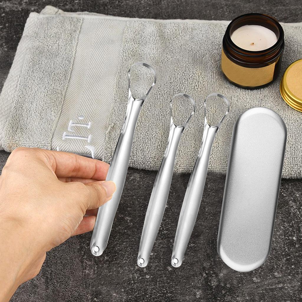 Очиститель языка из нержавеющей стали, щетка для языка, удаление неприятного запаха изо рта, портативный инструмент для чистки полости рта, скребок для языка