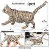 Реалистичный экзотический оранжевый полосатый кот Модель сердца Украшение