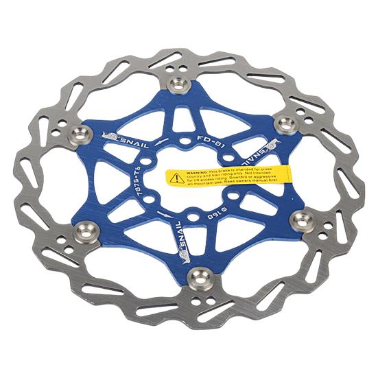 Bicycle Brake Disc Practical Heat Dissipation 6 Bolt Pattern Stainless Steel Disc Brake Rotor Outdoors Supplies