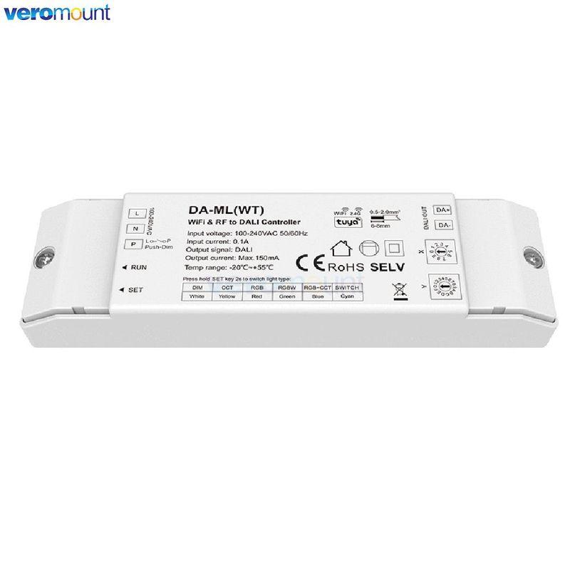 Skydance WiFi ZigBee RF DALI Dimmer Tuya Smart APP Control RGB/RGBW/CCT color LED Strip Light DA-ML/DA-ML(WT)/DA-ML(WZ) RF 2.4G