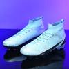 2024 Football Boots Long Spikes High Ankle Soccer Shoes FG Outdoor Grass Cleats Soccer Boots Training Sport Football Shoes
