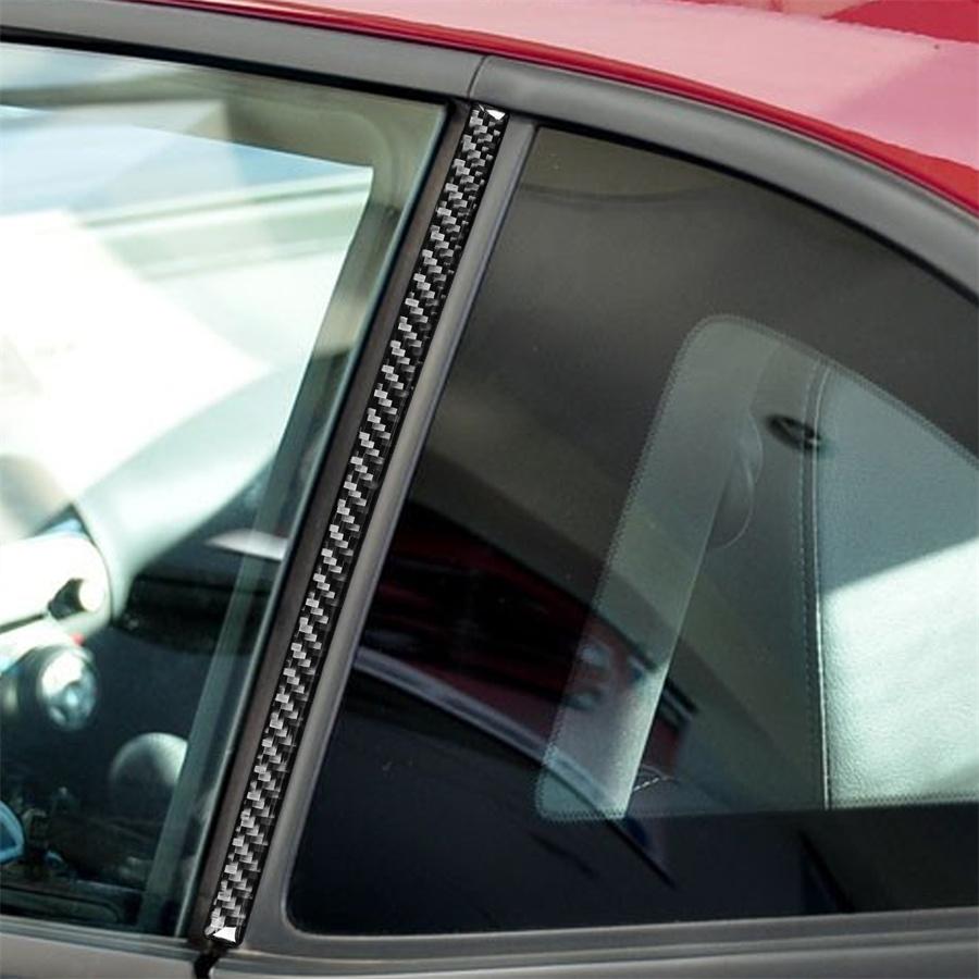 Для Chevrolet Camaro 2010-15 Накладки на стойки A/B из углеродного волокна, дверные ручки, крышка топливного бака, комплект накладок, только для леворульных автомобилей