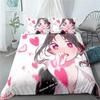 Anime Kaguya-sama Love is War Miyuki Shirogane Bedding Set Printed Duvet Cover Pillow Case 3 Pieces Set For Kids Adult Size