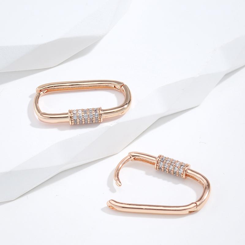 Минималистичные женские серьги-кольца с многослойным цирконом, висячие вечерние повседневные украшения