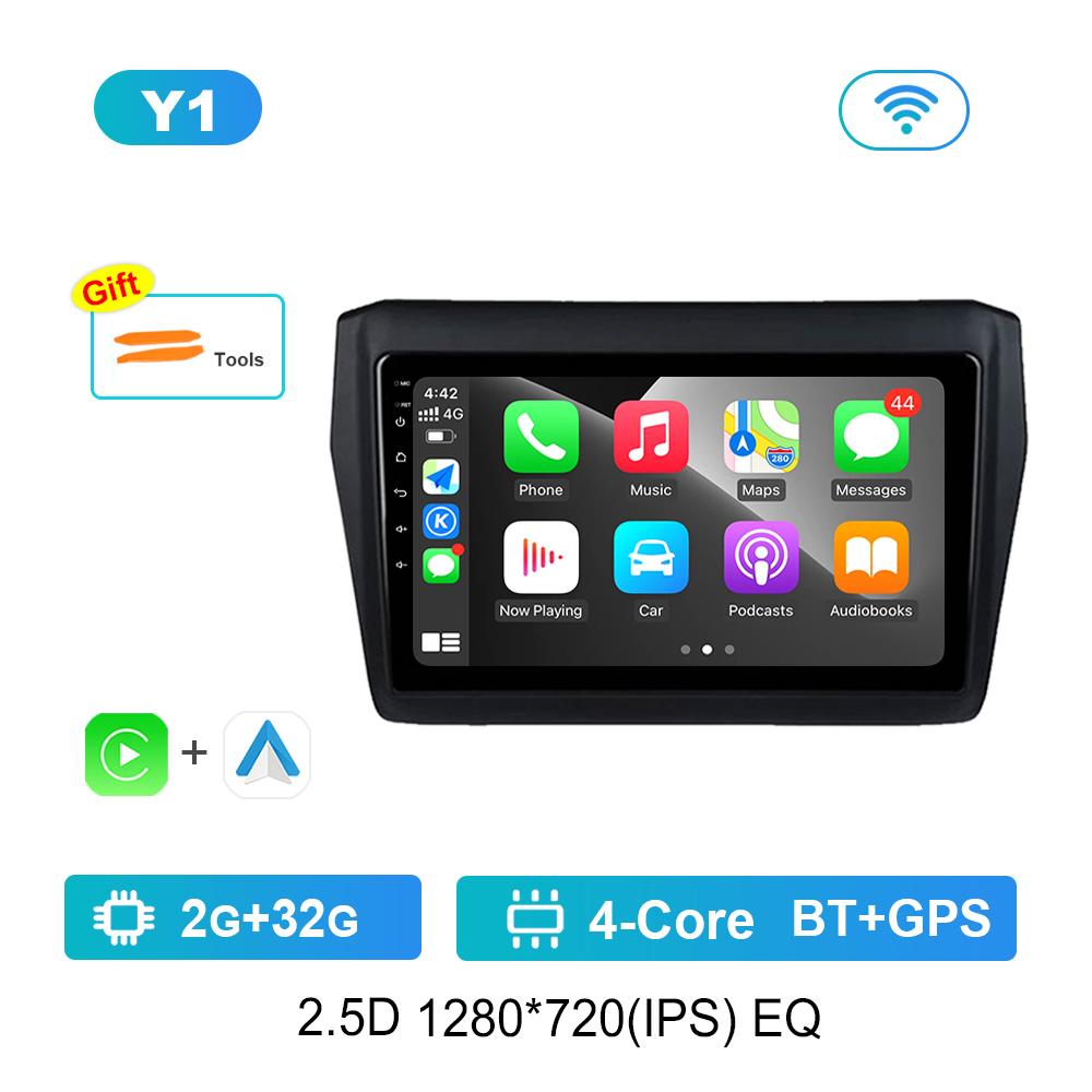 Android Car Radio Multimedia Video Player для Suzuki Swift 2017 2018 - 2019 GPS-навигация Bluetooth 4G WiFi GPS-навигация