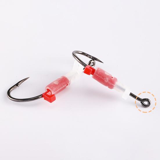 3/5/10/15/20Pcs Luminous Live Duty Glow-in-the-dark Barbed Shrimp Fixing Hook Heavy Fishhook Freshwater Saltwater Catfish