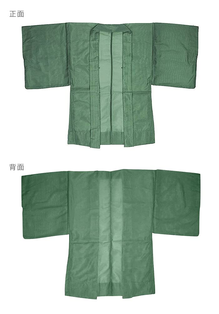 Summer Single Komaro Single Willow [KYOETSU] Haori, Washable, Plain, Clothes, Fabric, Item, Men's (M, Dyed)