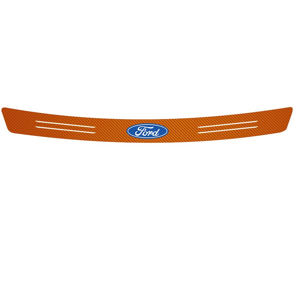 Car Door Sills Stickers Auto Door Threshold Guard Sticker Auto Valve Cap For Ford Kuga Focus Fiesta F150 Explorer Taurus Mustang