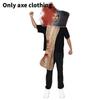 Cosplay Axe Bloody Humorous Costume Party Suitable For Halloween Party Up Dress