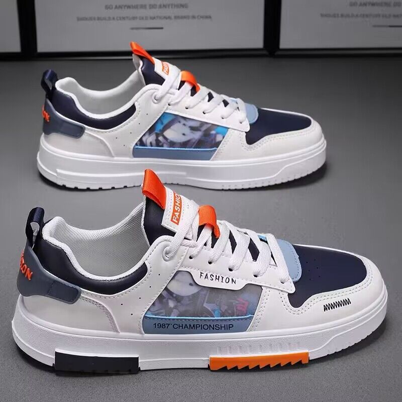 2024 Summer New Versatile Breathable Little White Shoes for Men's Trendy Casual Sports Shoes Lightweight Outdoor Running Shoes