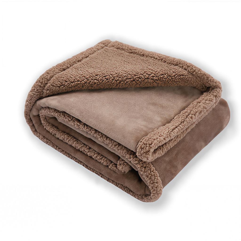 Водонепроницаемое одеяло для домашних животных из фланели Shu Cotton Lint Sherpa утолщенное одеяло для домашних животных