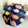 1pc Cats Pattern Automatic Folding Umbrella - Lightweight, Retractable Design with 8-Rib Durability, Perfect for Outdoor Adventures 15153