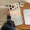 Подходит для чехла мобильного телефона Apple 17promax модный стильный 15 простой нишевый высококачественный цвет горошек щенок