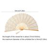 Hollow Ribs Vintage Lace Hand Fan Tassel Pendant Dance Handheld  Fan  Party Accessories