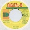7-дюймовая пластинка COCOA TEA - Talk It none Digital B 1994 Ямайка Регги, Ска и Даб
